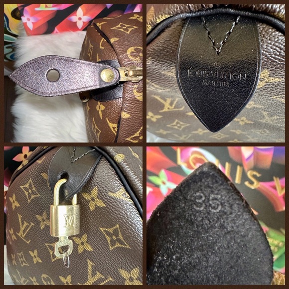 ♠️♟♣️Authentic Louis Vuitton Speedy 35 Monogram - Picture 13 of 15